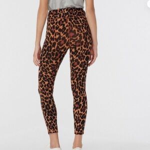 J. Crew Animal Print Leggings - Black and Brown